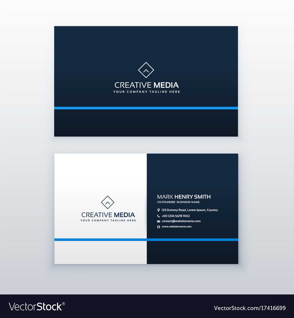 Simple Business Card Design – Dalep.midnightpig.co Pertaining To Business Card Maker Template