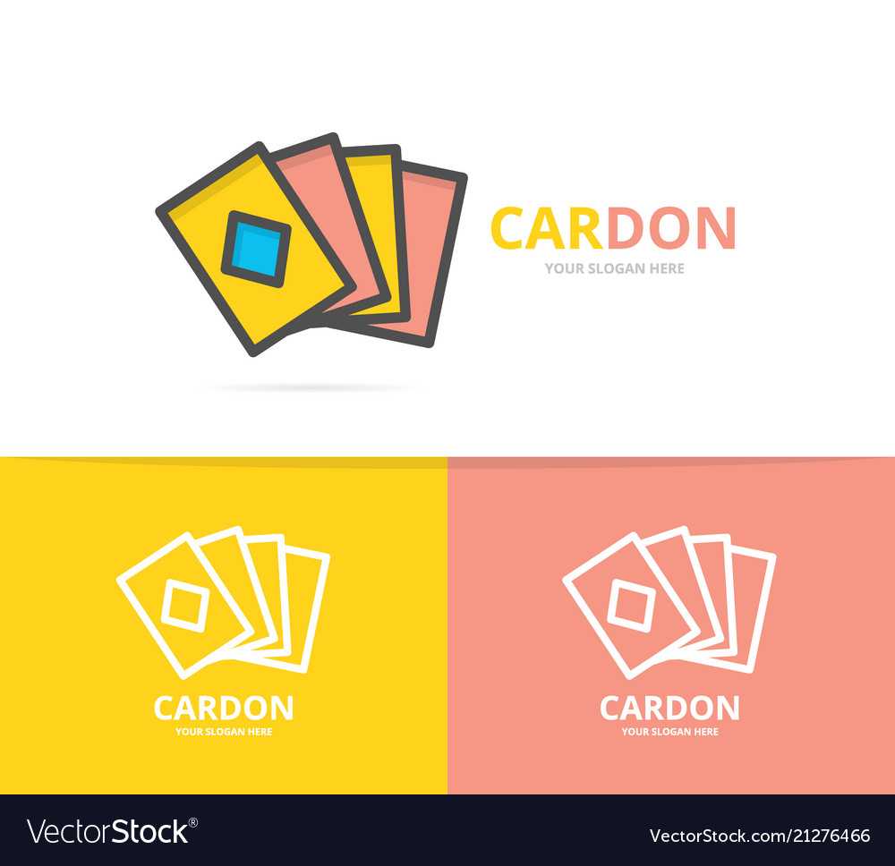 Simple Playing And Game Cards Logo Design Template In Template For Game Cards