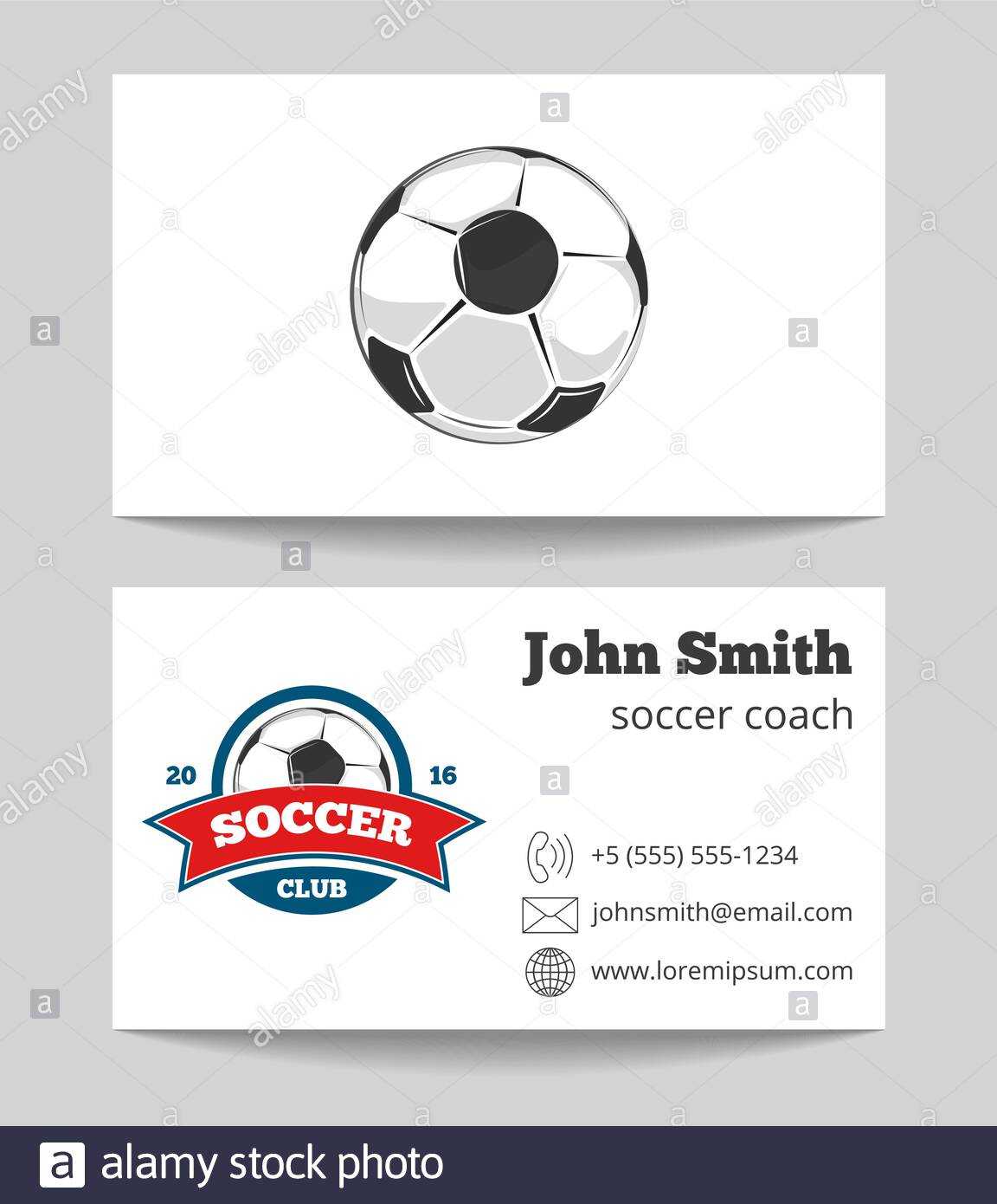 Soccer Coach Business Card Template With Logo. Soccer Sport Intended For Soccer Referee Game Card Template