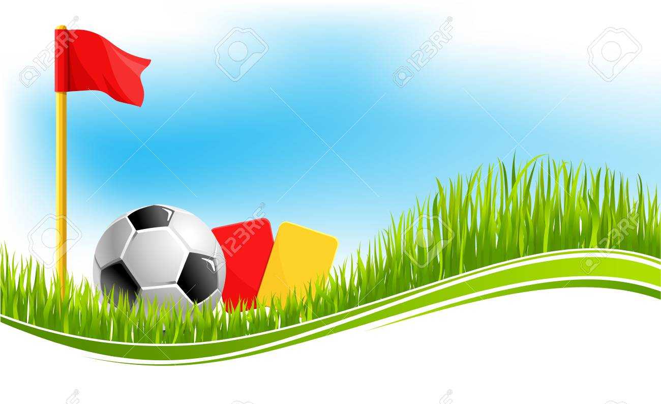 Soccer Or Football Game Background Design Template For Fan Club.. Inside Soccer Referee Game Card Template