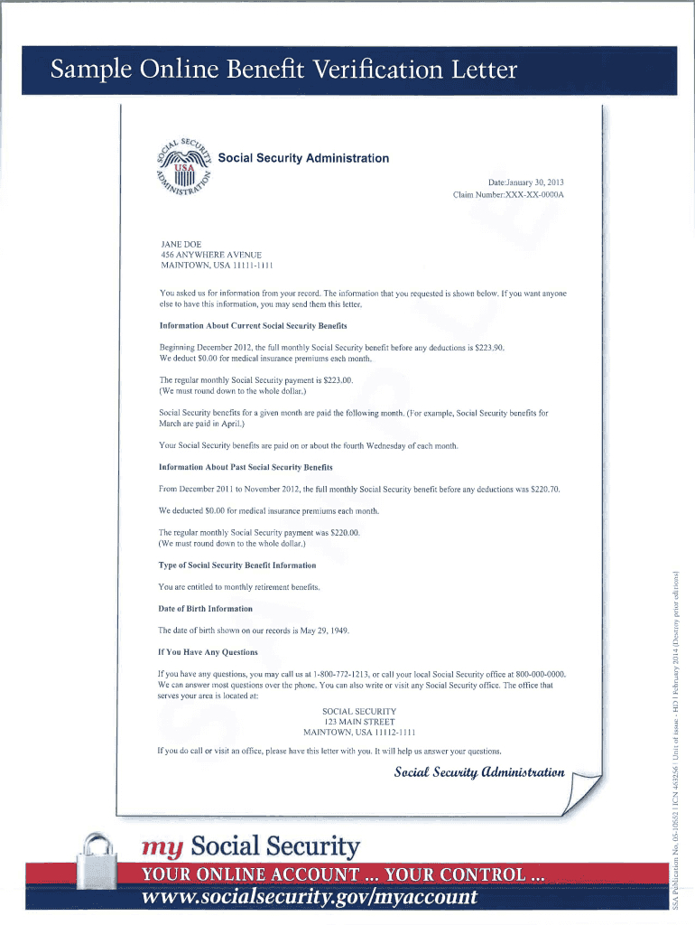 Social Security Award Letter Sample Pdf – Fill Online With Social Security Card Template Pdf