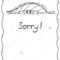 Sorry Comic Postcard Spider Design Template Stock Image Throughout Sorry Card Template