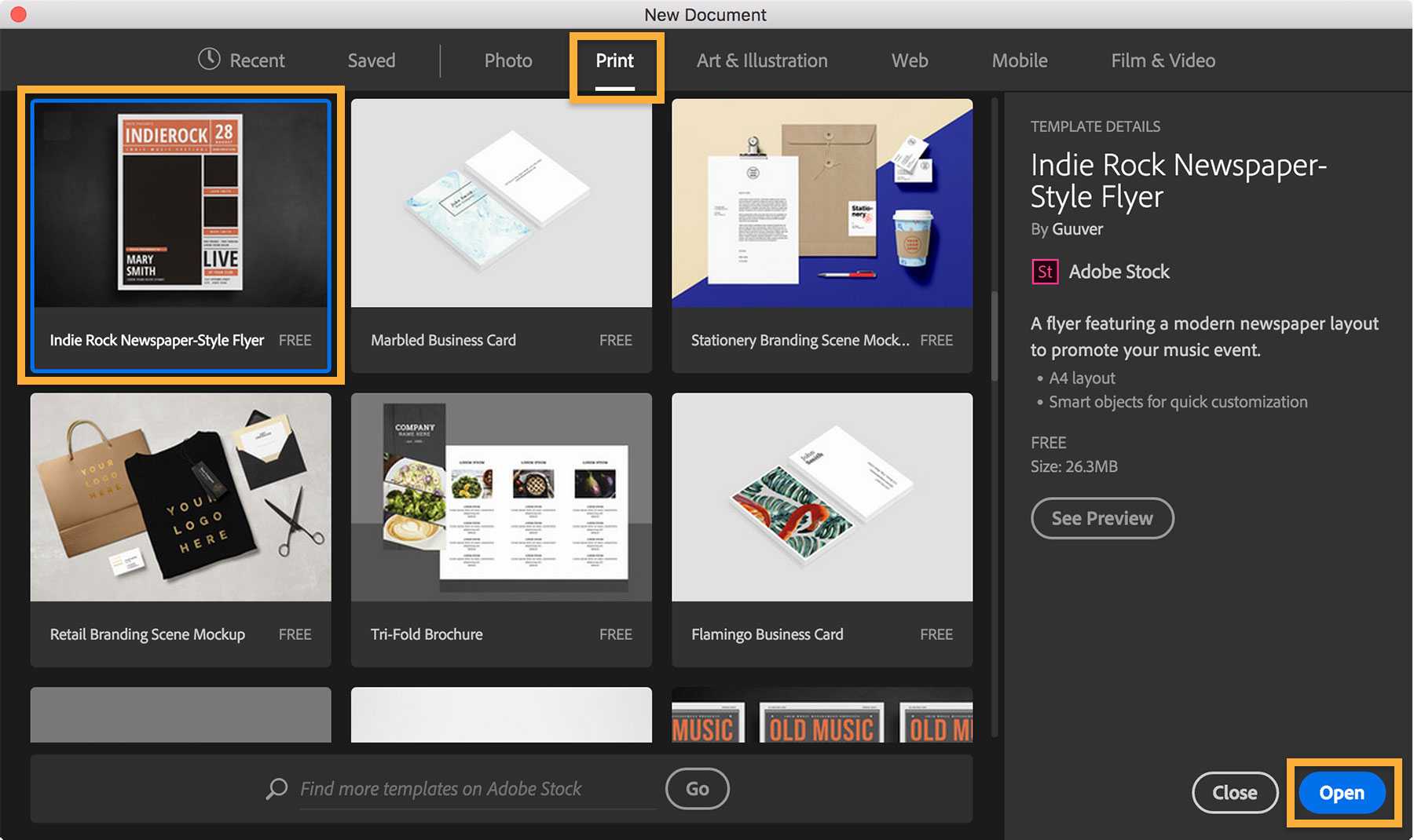 Start Designing With Adobe Stock Flyer Templates In In Brochure Templates Adobe Illustrator