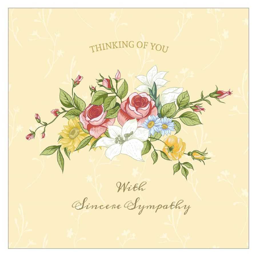 Sympathy Card Templates - Calep.midnightpig.co Intended For Sympathy Card Template