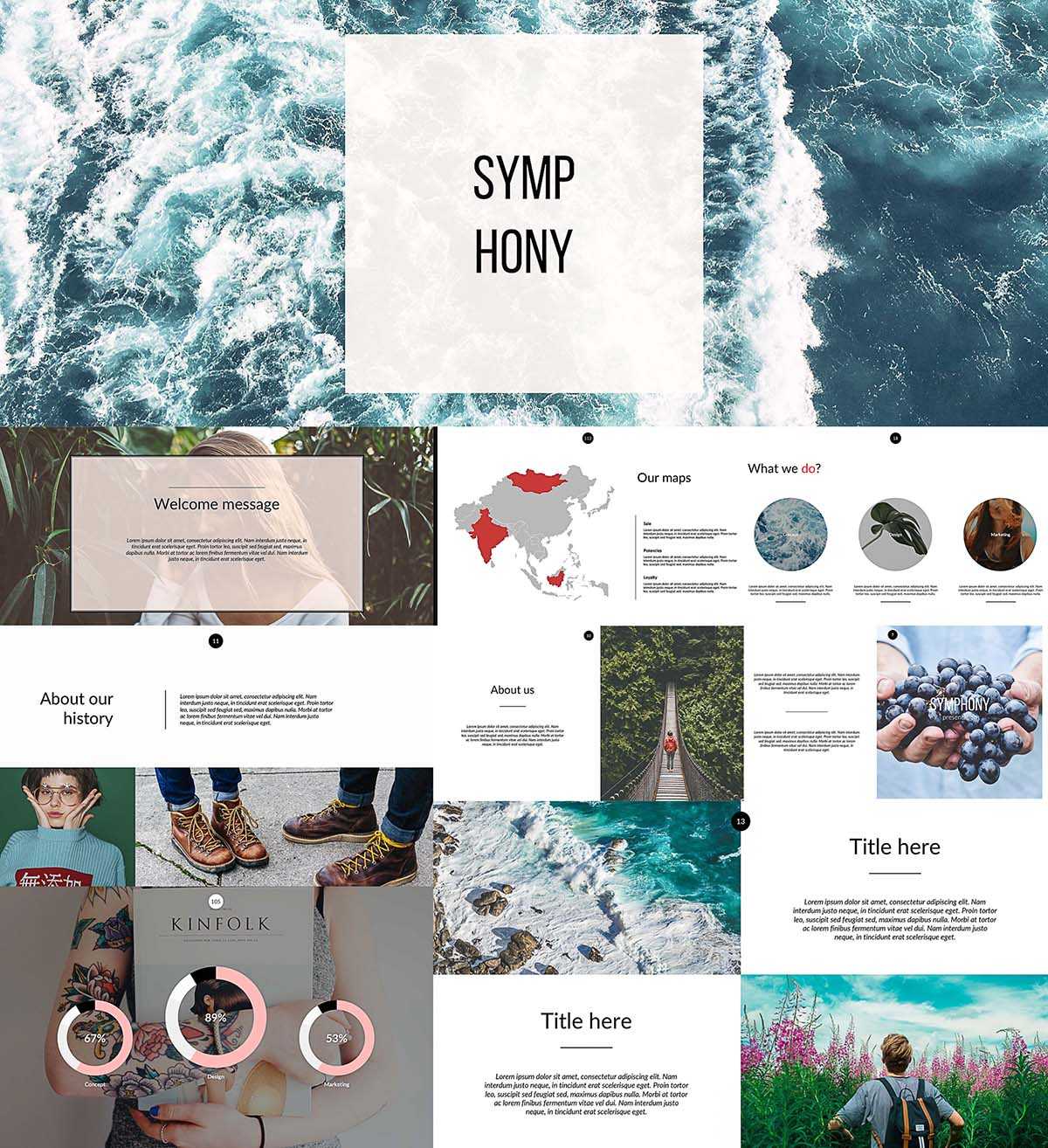 Symphony Powerpoint Templates | Free Download With Powerpoint Templates Tourism
