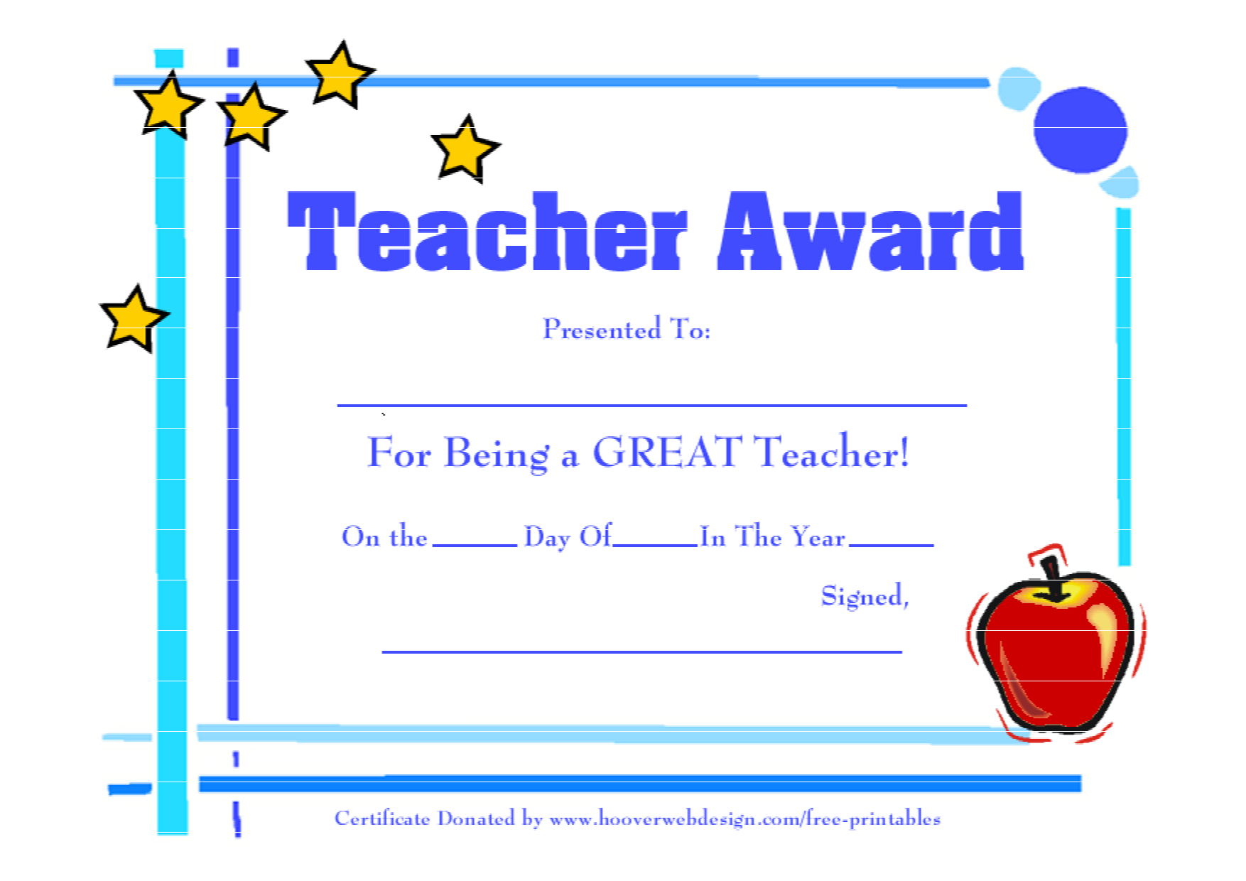 Teacher Award Template – Calep.midnightpig.co Intended For Free Funny Award Certificate Templates For Word