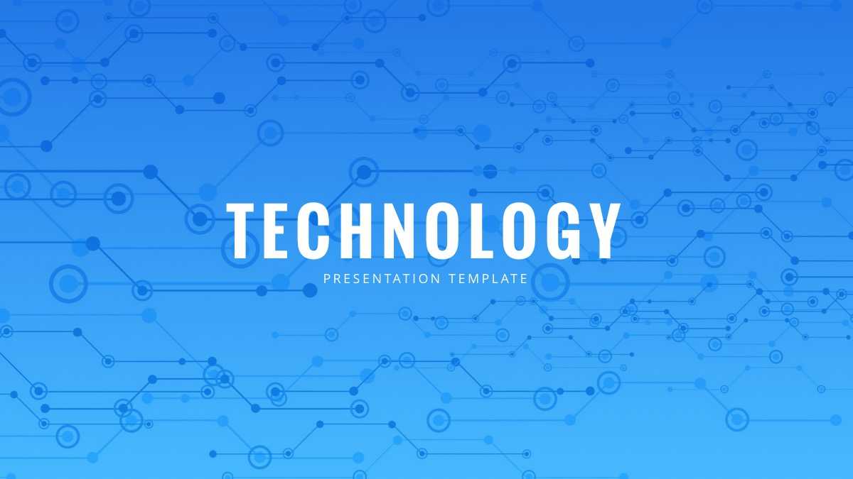 Technology Powerpoint Template - Free Powerpoint Presentation In Powerpoint Templates For Technology Presentations