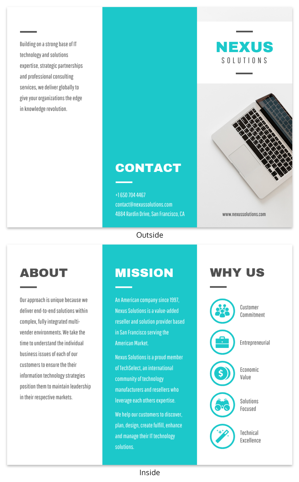 Technology Tri Fold Brochure Template Intended For Technical Brochure Template