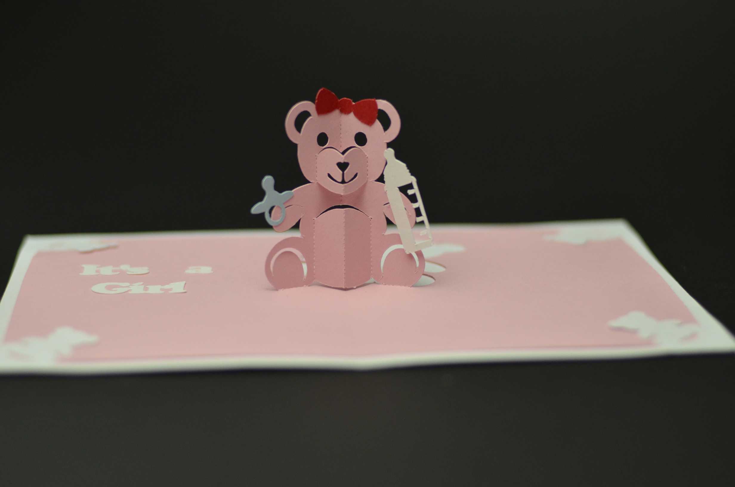 Teddy Bear Pop Up Card: Tutorial And Template - Creative Pop Within Teddy Bear Pop Up Card Template Free