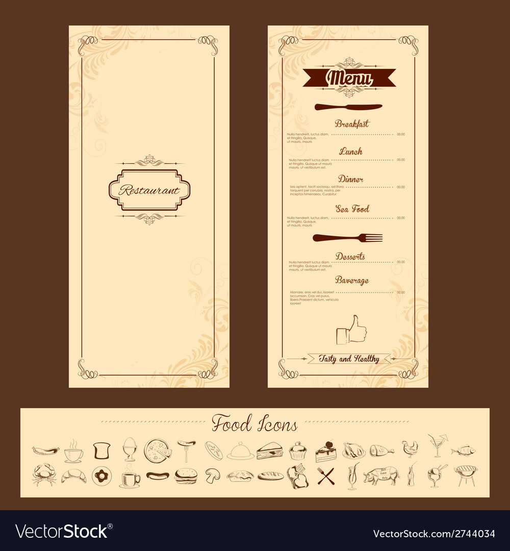 Template For Menu Card Pertaining To Frequent Diner Card Template