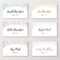 Template Place Cards – Dalep.midnightpig.co Within Imprintable Place Cards Template
