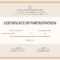 Templates For Certificates Of Participation - Calep within Templates For Certificates Of Participation