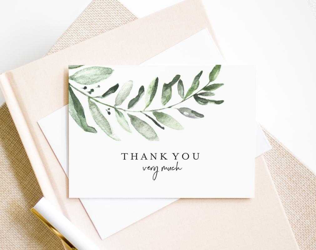 Thank You Card Pdf – Calep.midnightpig.co Inside Template For Wedding Thank You Cards