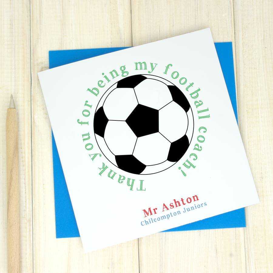 Thank You Football – Dalep.midnightpig.co With Regard To Soccer Thank You Card Template