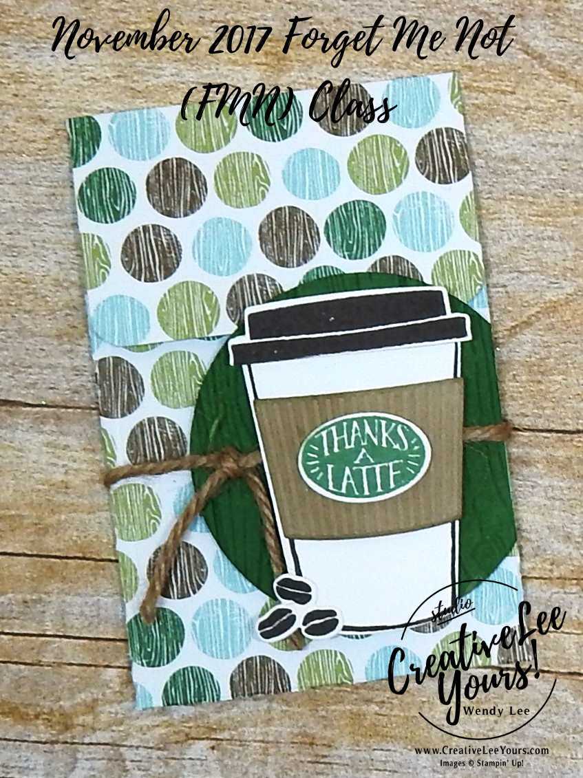 Thanks A Latte Slider Gift Card Holder – Creativelee Yours Within Thanks A Latte Card Template