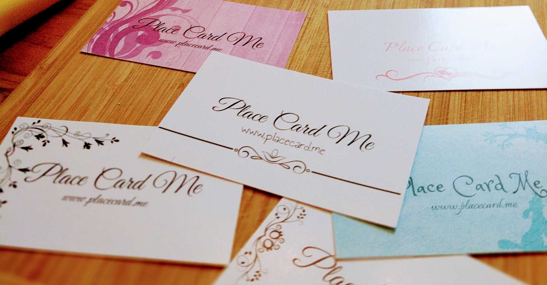 The Definitive Guide To Wedding Place Cards | Place Card Me For Place Card Setting Template