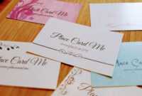 The Definitive Guide To Wedding Place Cards | Place Card Me intended for Michaels Place Card Template