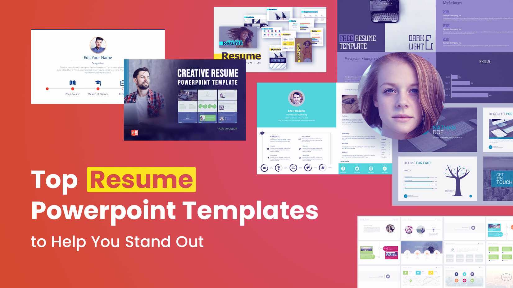 Top Resume Powerpoint Templates To Help You Stand Out With Biography Powerpoint Template