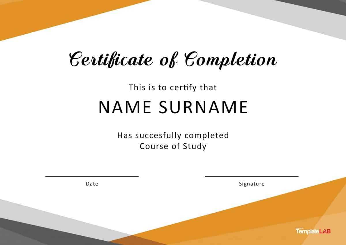 Training Certificate Templates - Calep.midnightpig.co With Regard To Template For Training Certificate