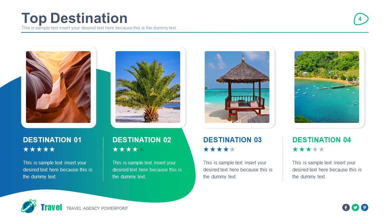 Travel Agency Powerpoint Template With Powerpoint Templates Tourism