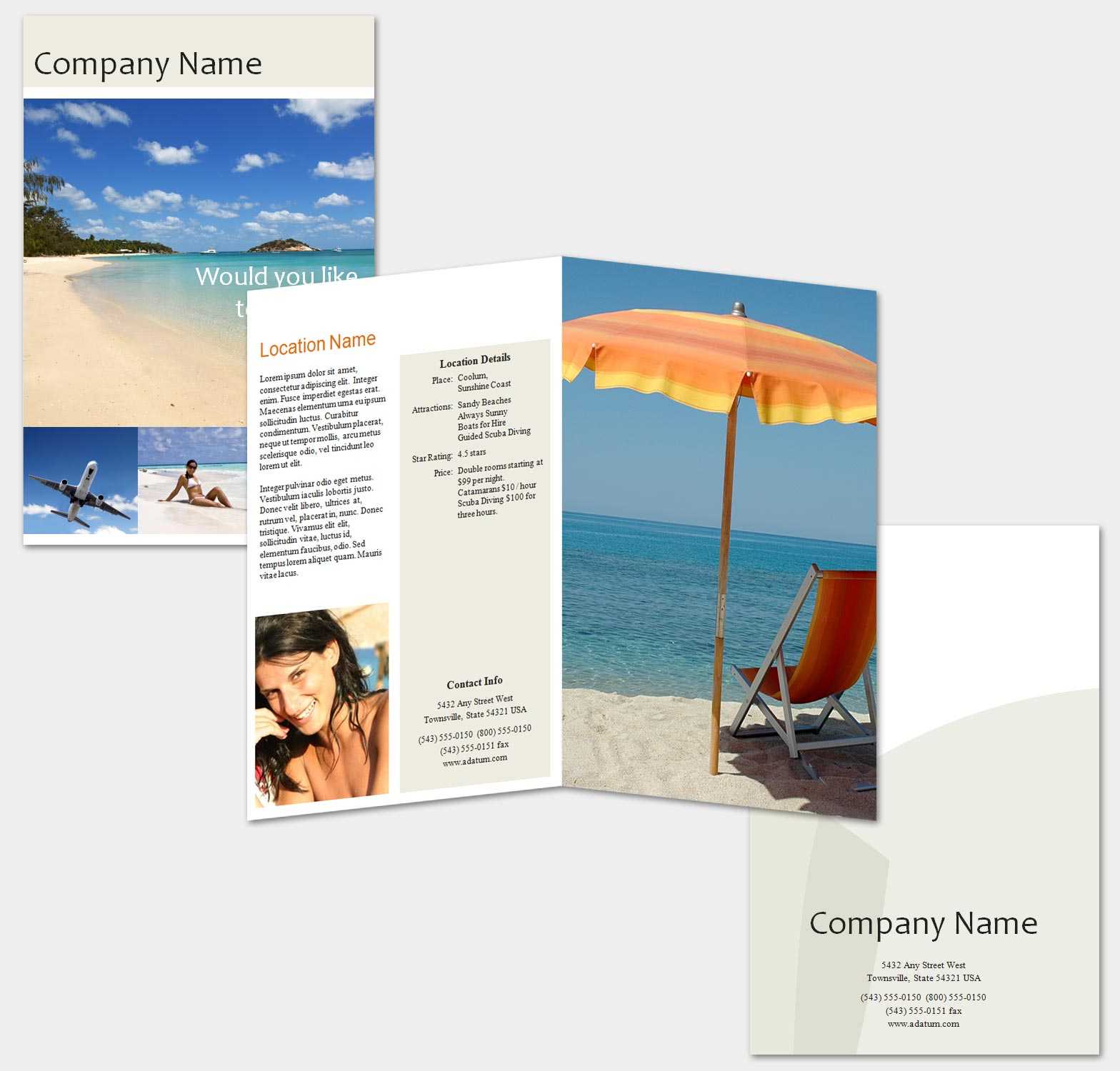 Travel Brochure Template – Tutorialchip Regarding Travel Brochure Template For Students