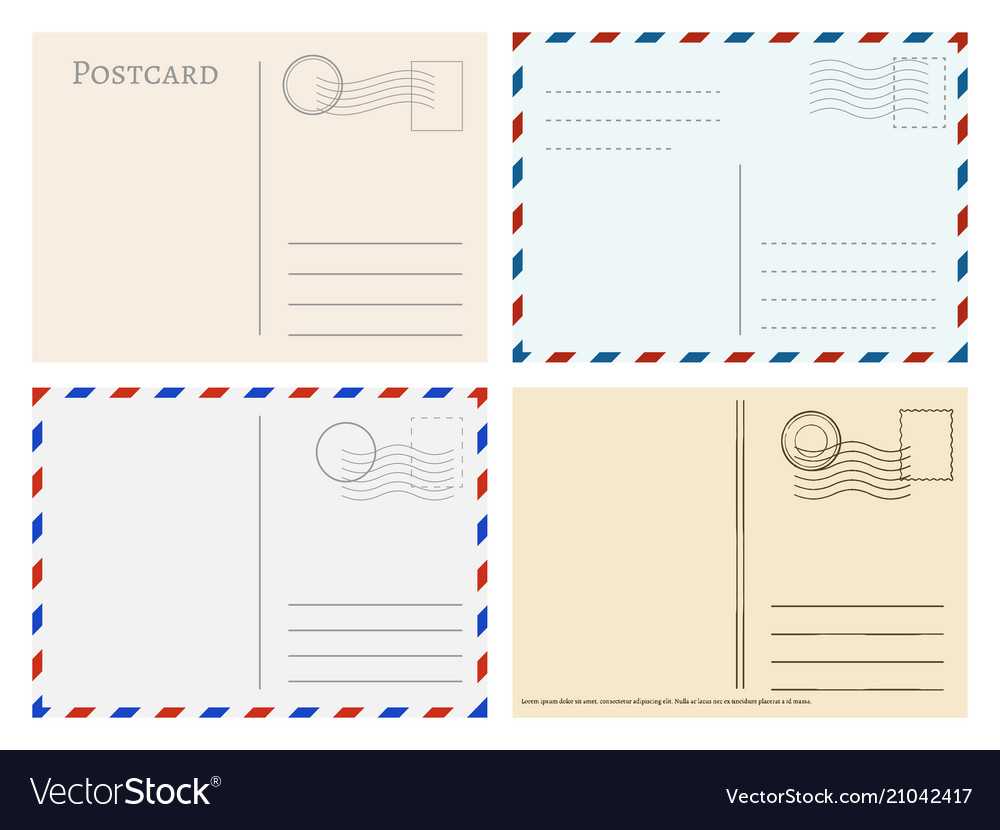 Travel Postcard Templates Greetings Post Cards Inside Post Cards Template