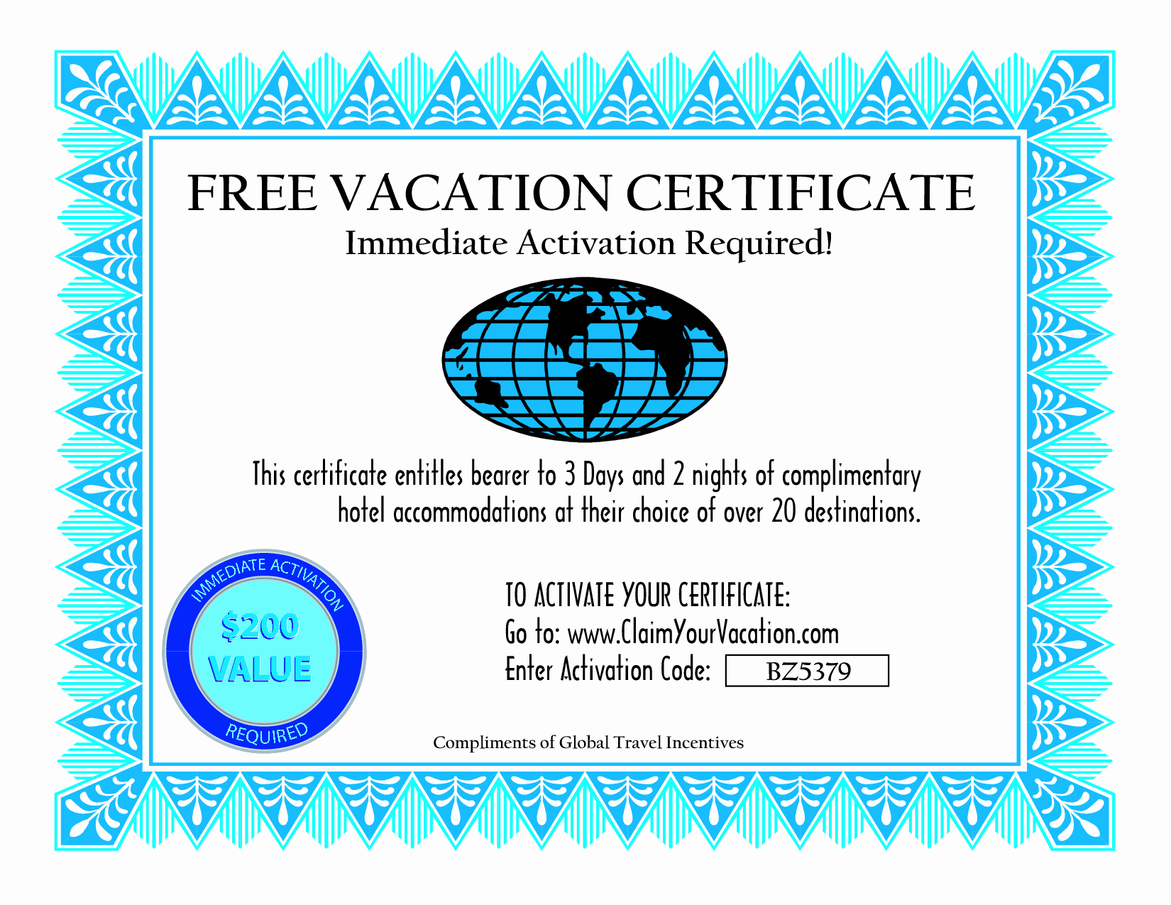 Travel Voucher Template Free – Calep.midnightpig.co Regarding This Certificate Entitles The Bearer Template