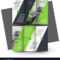Tri Fold Brochure Design Template Green Intended For Adobe Illustrator Tri Fold Brochure Template