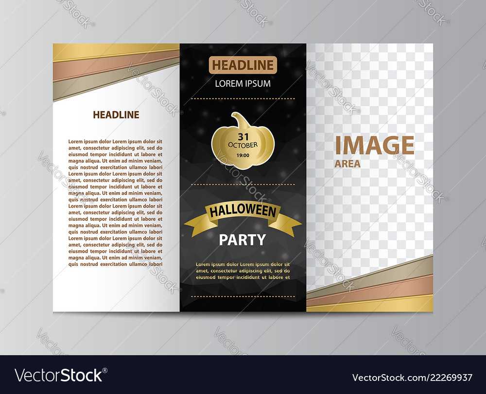 Tri Fold Brochure Template For Halloween Party For Brochure Template Illustrator Free Download