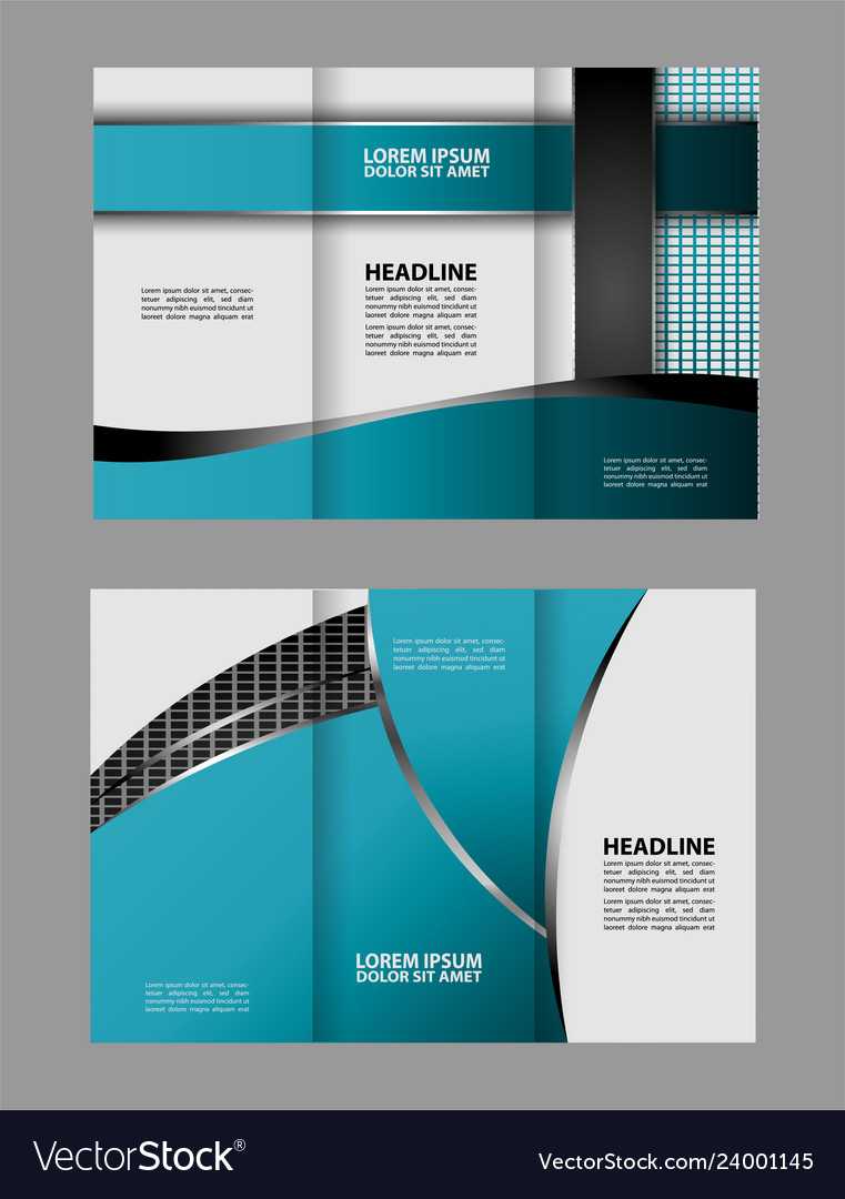 Tri Fold Business Brochure Template Two Sided Tem With Regard To Double Sided Tri Fold Brochure Template