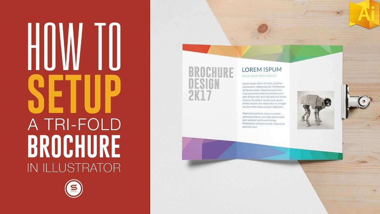 Trifold Brochure For Print In Illustrator – Illustrator Tutorial With Regard To Adobe Illustrator Tri Fold Brochure Template