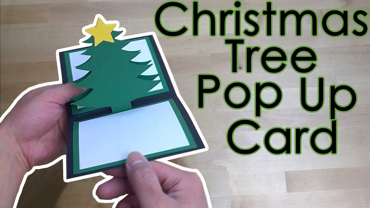 [Tutorial + Template] *free* Christmas Star Tree Pop Up Greeting Card Pertaining To Pop Up Tree Card Template
