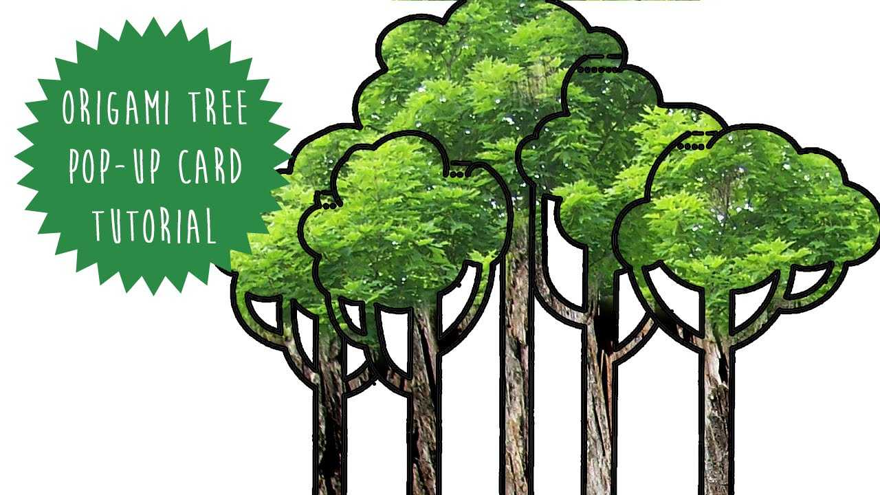 [Tutorial + Template] Origami Tree Pop Up Card Pertaining To Pop Up Tree Card Template