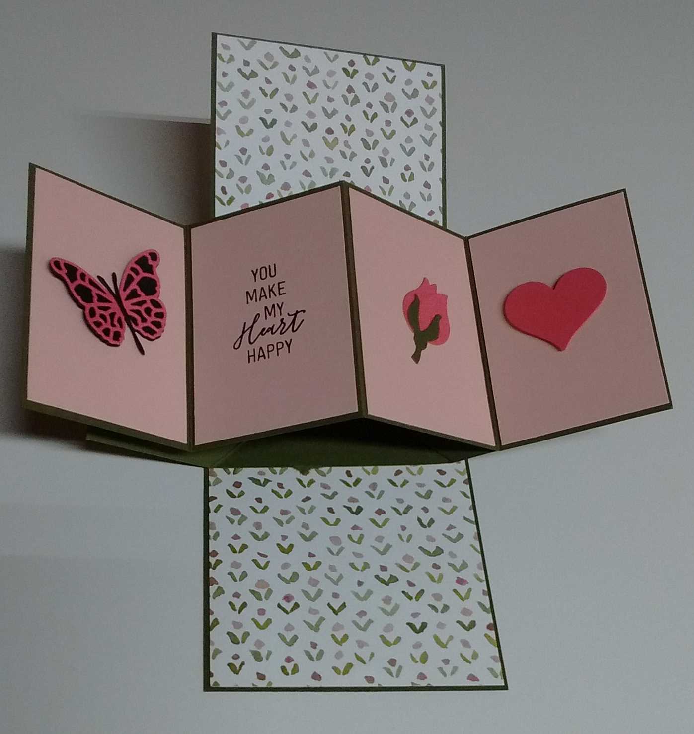 Twisting Pop Up Card Template With Twisting Hearts Pop Up Card Template