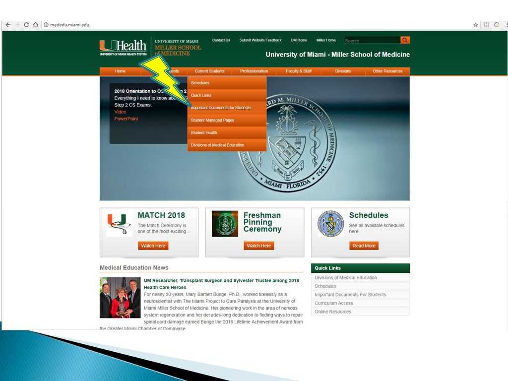 University Of Miami Miller School Of Medicine – Ppt Download Throughout University Of Miami Powerpoint Template