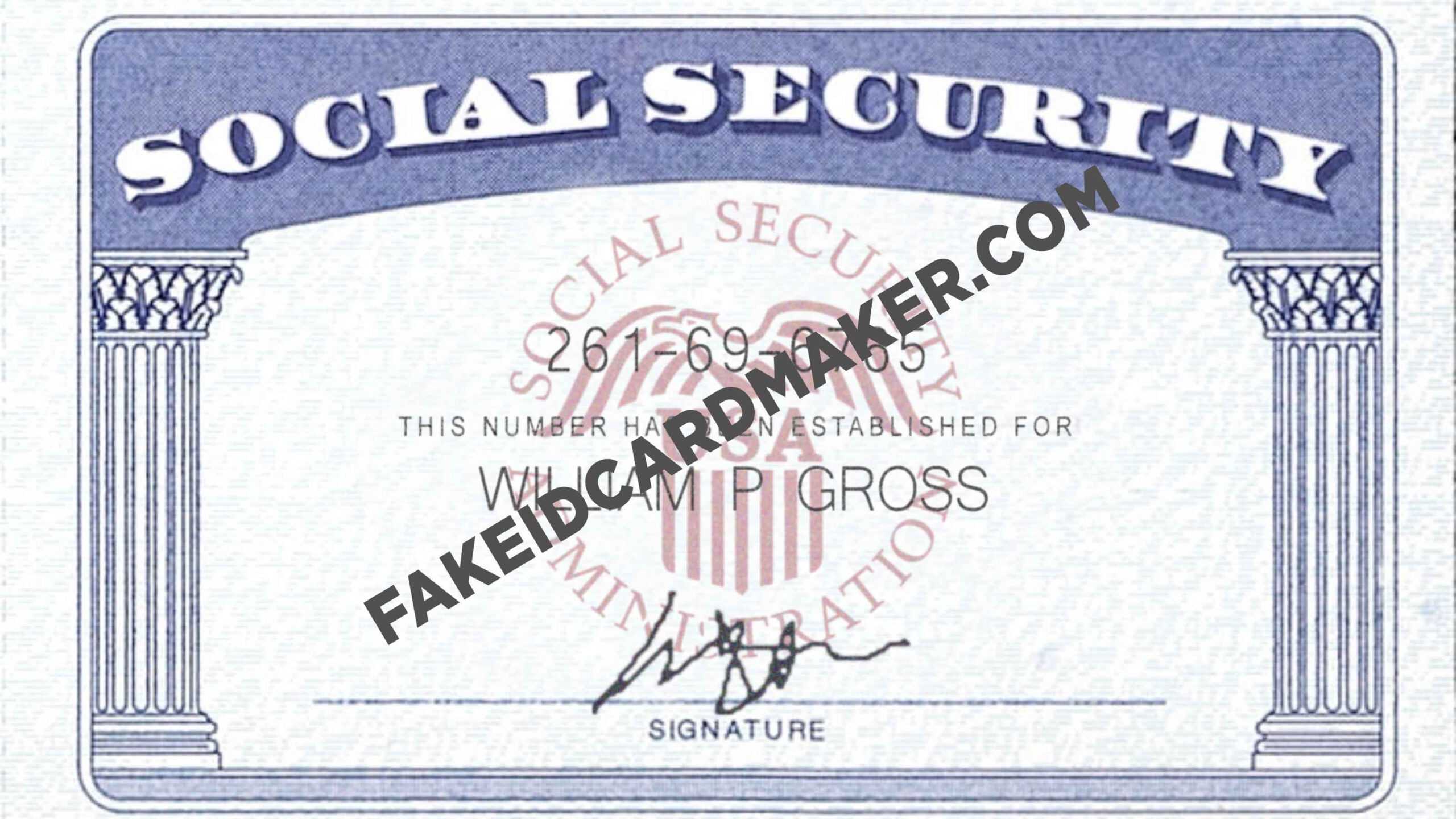 Usa Social Security Card Fake Id Virtual – Fake Id Card Maker For Fake Social Security Card Template Download