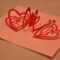 Valentine's Day Pop Up Card: Spiral Heart Tutorial Regarding Heart Pop Up Card Template Free