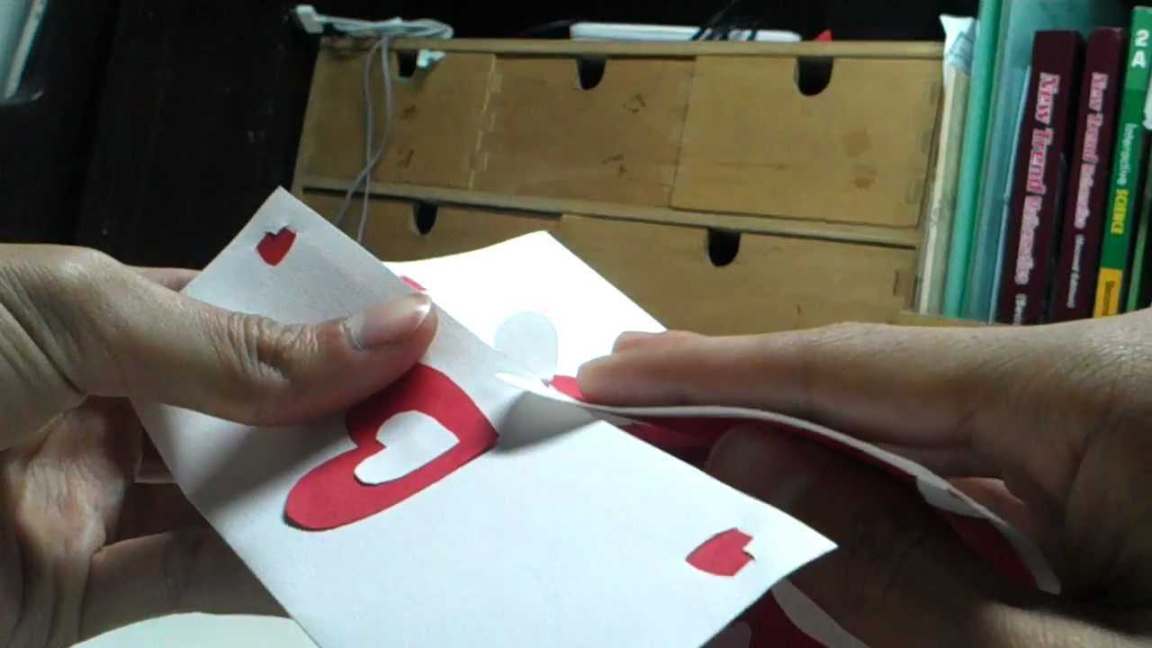 Valentine's Day Pop Up Card: Twisting Hearts – Youtube With Twisting Hearts Pop Up Card Template
