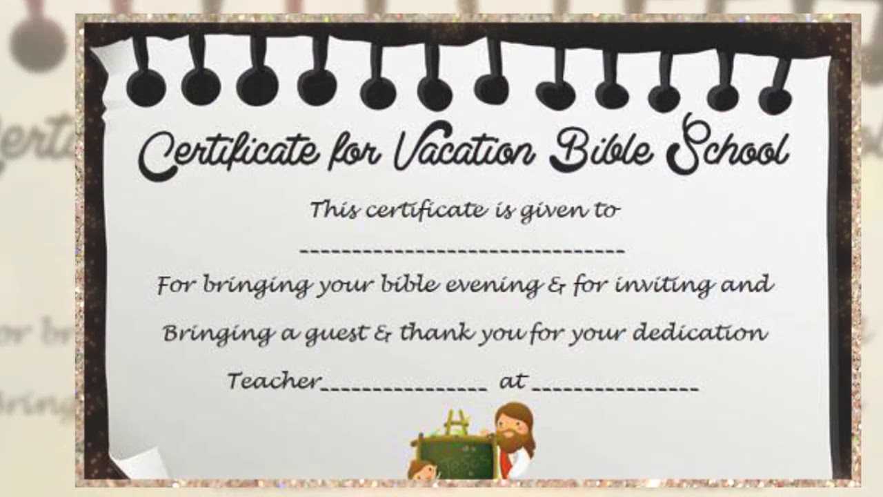 Vbs Certificate Template - Calep.midnightpig.co Inside Free Vbs Certificate Templates