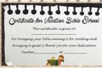 Vbs Certificate Template - Youtube inside Vbs Certificate Template