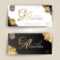 Vector Set Of Luxury Gift Vouchers With Ribbons And Gift Box Regarding Elegant Gift Certificate Template