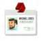 Venereologist Identification Badge Vector. Man. Id Card Template Inside Hospital Id Card Template