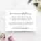 Wedding Information Card Examples – Dalep.midnightpig.co Within Wedding Hotel Information Card Template