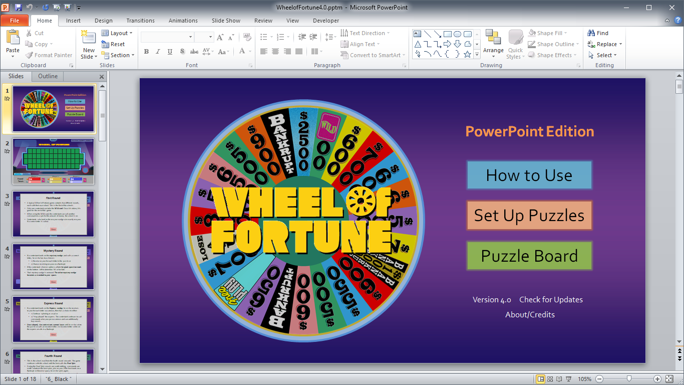 Wheel Of Fortune For Powerpoint - Gamestim Within Wheel Of Fortune Powerpoint Game Show Templates