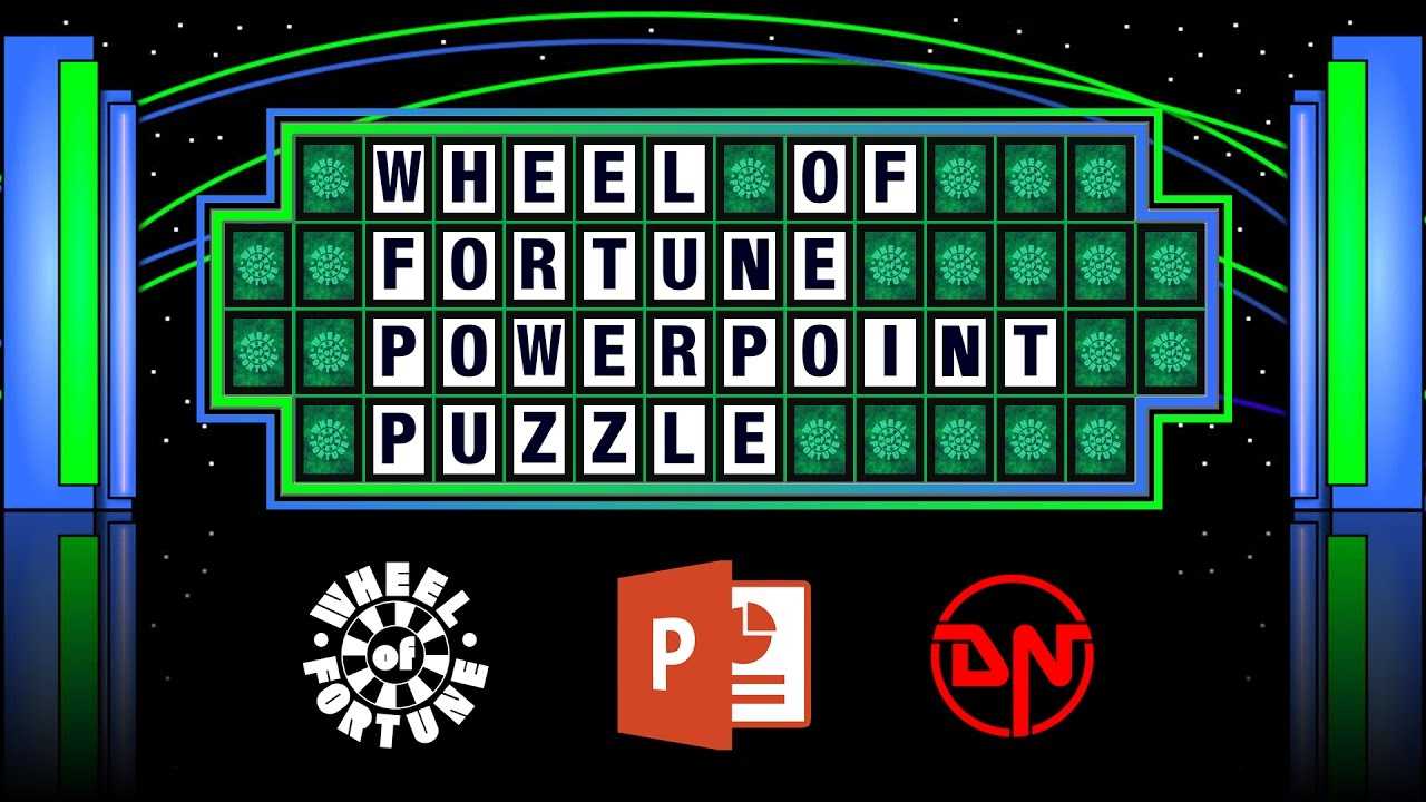 Wheel Of Fortune – Powerpoint Puzzle For Wheel Of Fortune Powerpoint Template