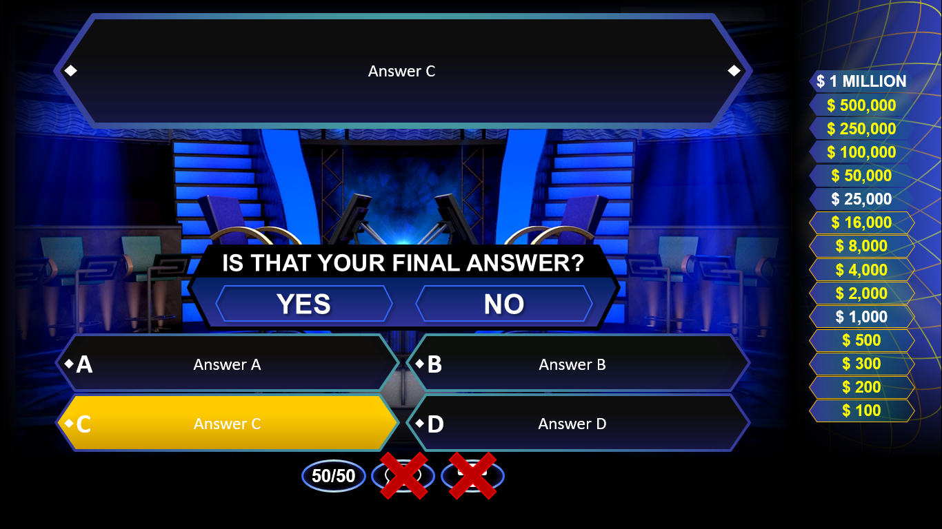 Who Wants To Be A Millionaire? | Rusnak Creative Free Throughout Who Wants To Be A Millionaire Powerpoint Template