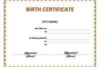 Windows And Android Free Downloads : Create Fake Birth intended for Fake Birth Certificate Template