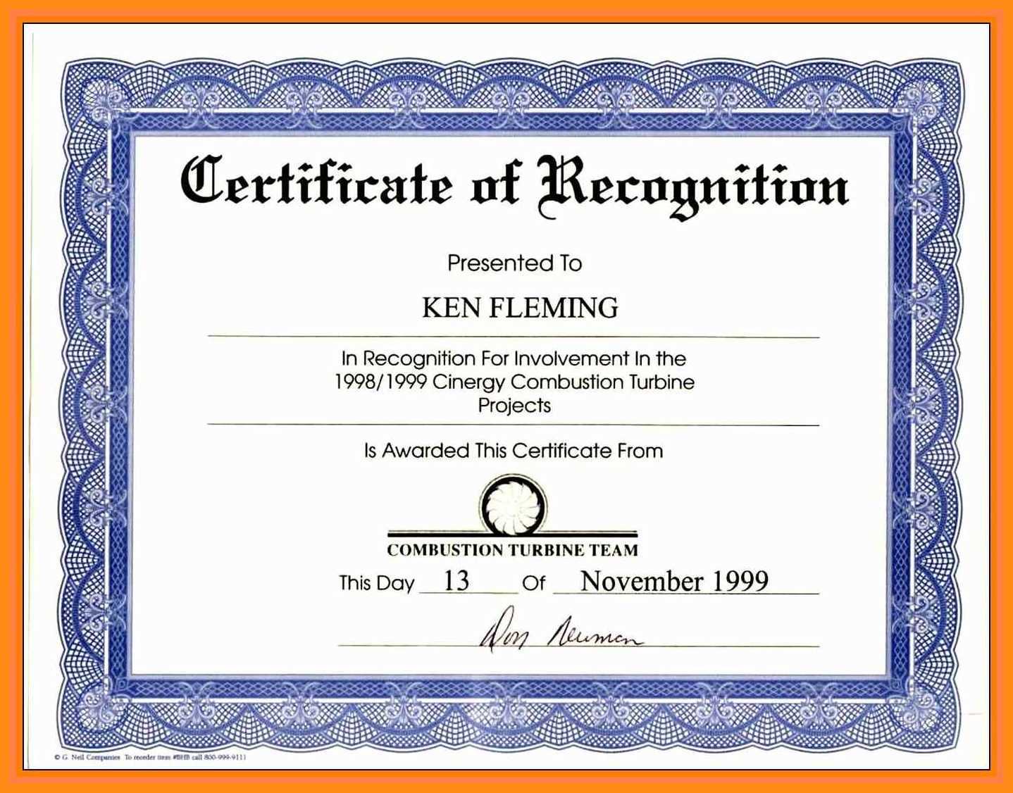 Wording For Certificate Of Appreciation – Calep.midnightpig.co Intended For Sample Certificate Of Recognition Template