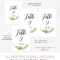 Wreath Table Numbers Template, L3 For Table Number Cards Template